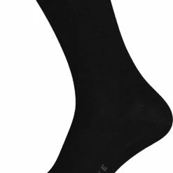 Groothandel ⭐ FALKE Happy 2-Pack Zacht Zonder Motief Versterkt Hoogwaardig Mid-rise Robuust Ademend Dekkend Set Katoen Multipack Zwart Dames Sokken - Maat 35-38 🔔