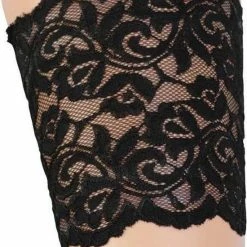 Coupon 👍 Gabriella Kanten Dijenband 15 Cm Breed, Zwart, Maat 5/6 ( XL/XXL ), 68-76 Cm 👍 -Beenmode Verkoop 550x815 1