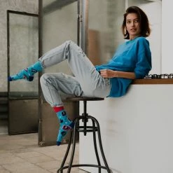 Flash-uitverkoop 🔔 More Fashion - Dames Sokken - 35/38 - 4-Pack - Photography Travel Music Books - MADE IN EU 🥰 -Beenmode Verkoop 550x824 1