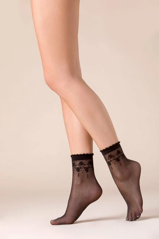 Kopen ๐ 2 Pack Gabriella Pantysokjes Bloom 20DEN Met Bloemen Patroon, One Size, Beige Met Wit & Zwart ๐ 4 Kopen ๐ 2 Pack Gabriella Pantysokjes Bloom 20DEN Met Bloemen Patroon, One Size, Beige Met Wit & Zwart ๐ - Afbeelding 2