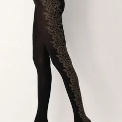 Groothandel 🔥 Oroblu I Love Italy Art 50 Panty - Model Roma - Kleur Zwart - Maat L/XL 🥰